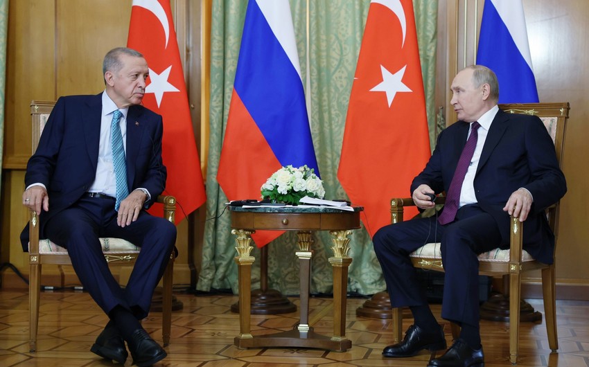 Ərdoğan və Putin Dağıstanda törədilən terror aktlarını müzakirə edib