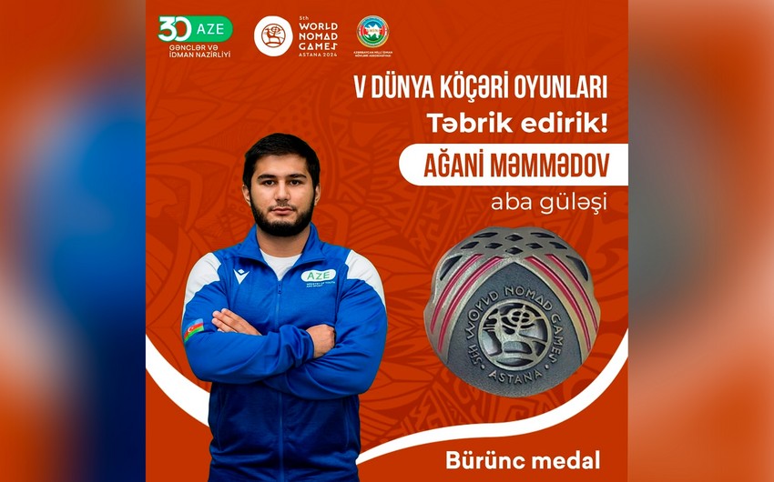 Azərbaycan Dünya Köçəri Oyunlarında daha bir bürünc medal qazanıb